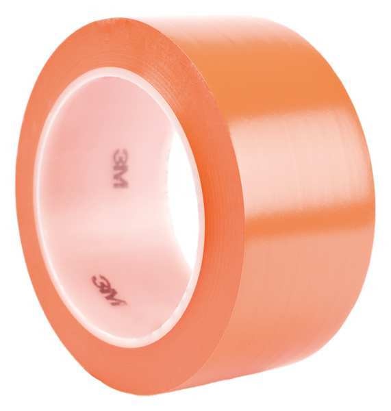 Floor Marking Tape, 36yd.L x 2in.W, Orange