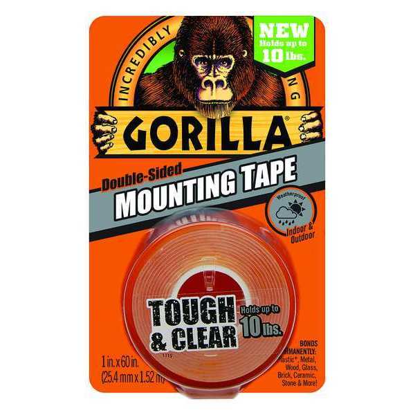 Mounting Tape, Clear, 5 ft. L