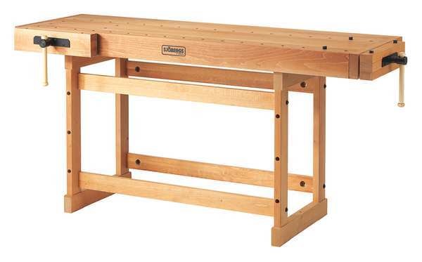 Scandi Plus Work Bench 1825,  Birch,  27-15/16" W,  35" Height,  350 lb.,  Straight