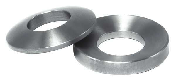 Spherical Washer,  Fits Bolt Size 3/8 in,  5/16 in; 3/8 in 18-8 Stainless Steel,  Plain Finish