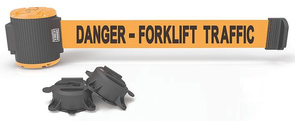 Magnetic Belt Barrier, Forklift Traffic