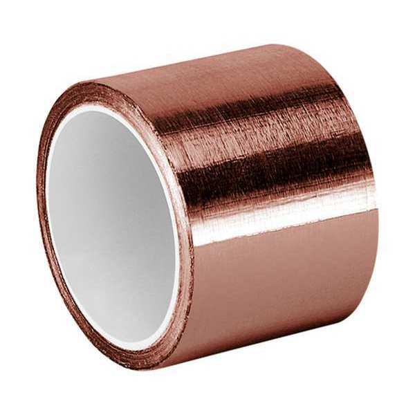 Shielding Foil Tape, 2 In. x 6 Yd., Copper