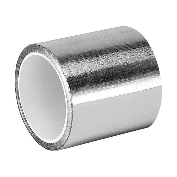 Foil Imperial Tape, Aluminum, 5 yd L, 3" W