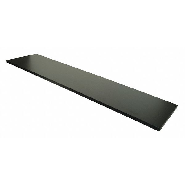 Melamine Shelf 48"L x 12"WBlack, 4PK