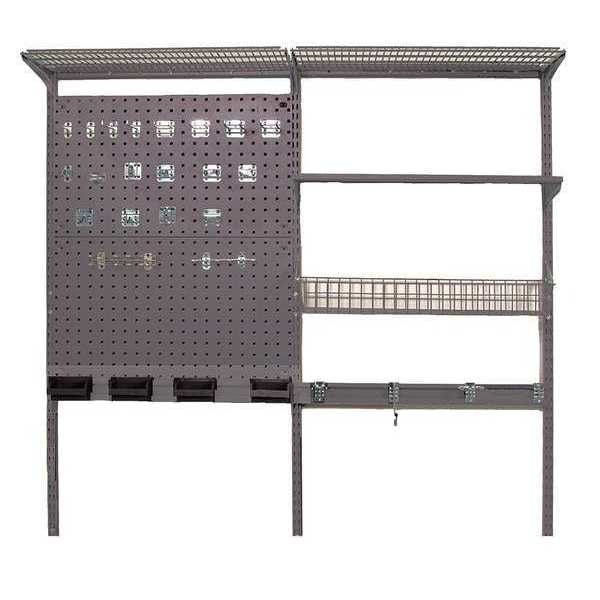 66 In. W x 63 In. H Modular Double LocBoard Storage System