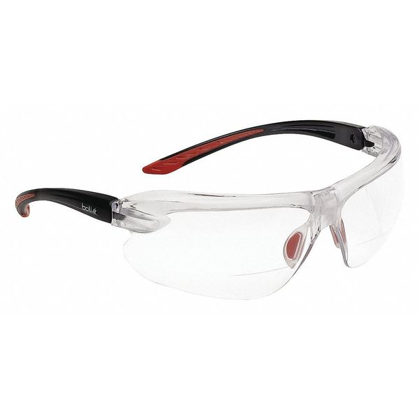 Safety Reader Glasses, +2.0 Diopter, Clear
