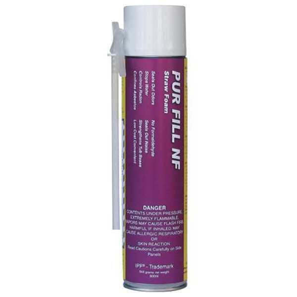 Multipurpose/Construction Spray Foam Sealant,  24 oz,  Aerosol Can,  Yellow,  2 Component