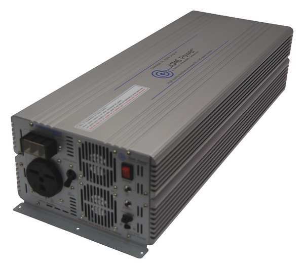 Power Inverter,  Aluminum Case,  Modified Sine Wave Form,  7000W Nominal Output,  1 Outlets