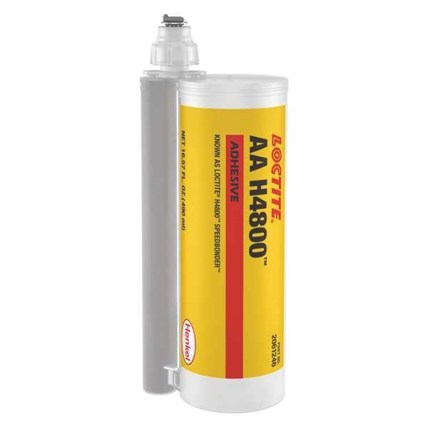 Acrylic Adhesive,  Yellow,  10:01 Mix Ratio,  40 min Functional Cure,  Dual-Cartridge