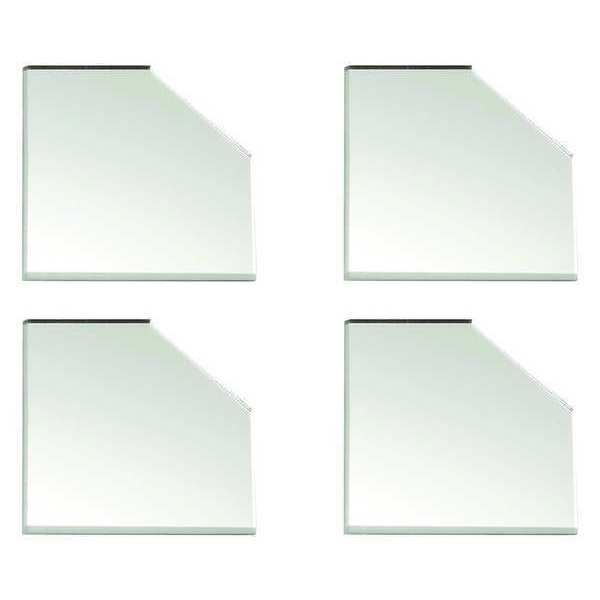 3" W,  Mirror Corner Plates