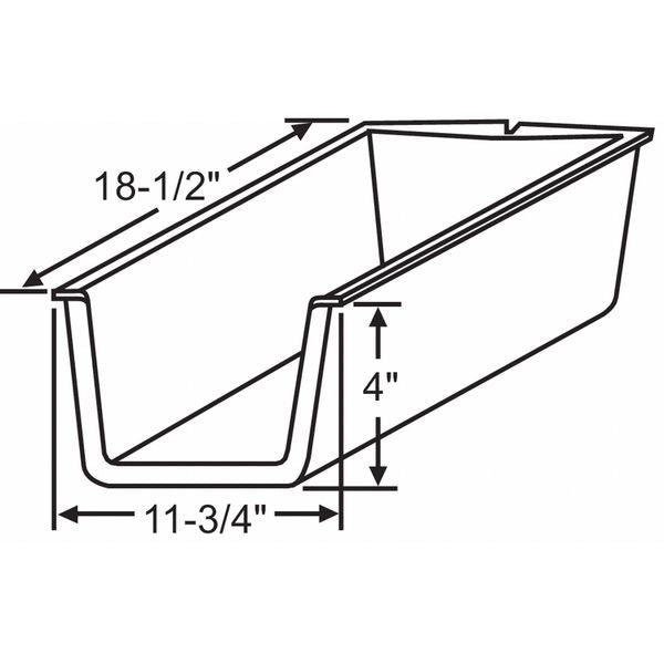 Drawer Insert, 11-3/4" W x 18-1/2" D