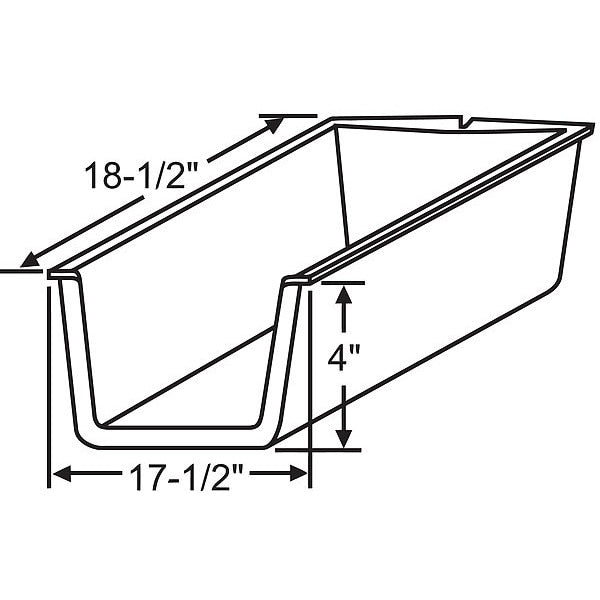 Drawer Insert, 17-1/2" W x 18-1/2" D