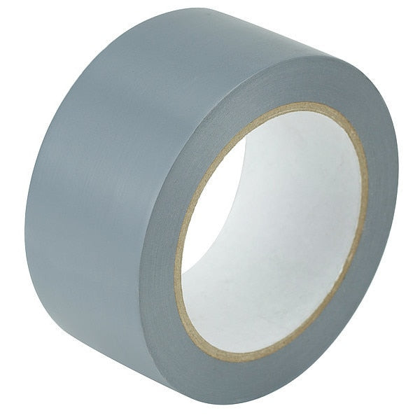 Aisle Marking Tape, Solid, Gray, 2" W