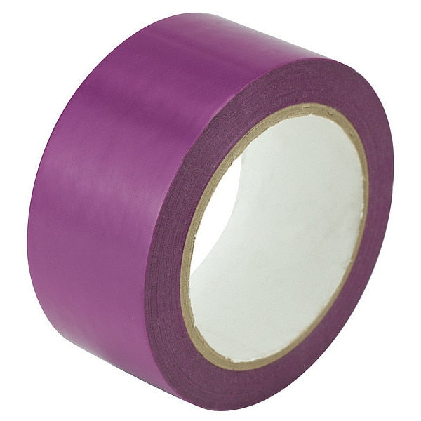 Aisle Marking Tape, Solid, Purple, 2" W