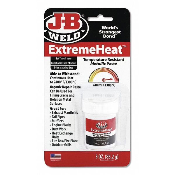 Epoxy Adhesive,  ExtremeHeat Series,  Gray,  24 hr Functional Cure,  Jar