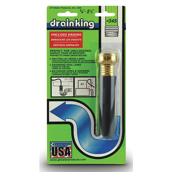 Drain Opener, 3/4" to 1-1/2" Size