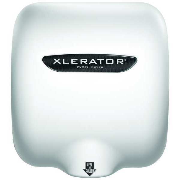 Automatic Hand Dryer,  8 Sec Dry Time,  BMC,  65 to 75 dBA,  110 to 120V AC,  1450 W,  White