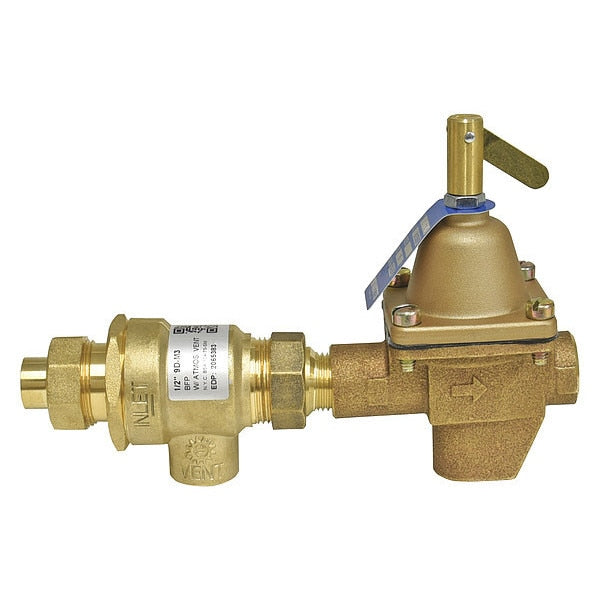 Comb Fill Valve/Backflow Preventor, 1/2In