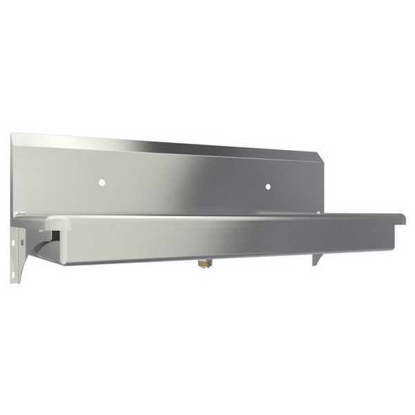Wall Mount,  2 Hole,  Stainless,  Wash Station