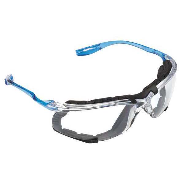 Virtua CCS Safety Glasses,  Anti-Fog,  Anti-Scratch,  Foam Gasket,  Wraparound,  Frameless,  Clear Lens