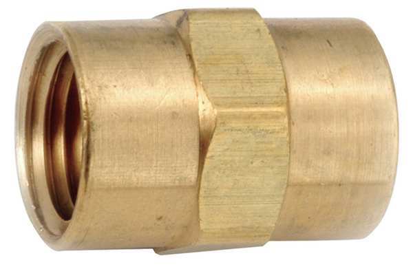 Brass Coupling,  FNPT,  1/4" Pipe Size