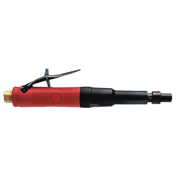 Extended Die Grinder,  1/4 in Female Air Inlet,  1/4 in Collet,  Heavy Duty,  25, 000 RPM,  0.5 hp