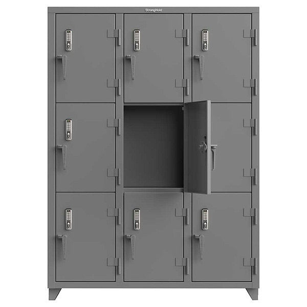 Locker, 54" W, 18" D, 75" H, Assembled