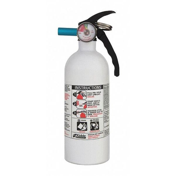 Fire Extinguisher,  5B:C,  Dry Chemical,  2 lb