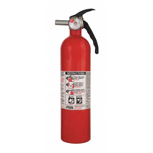 Fire Extinguisher,  10B:C,  Dry Chemical,  2.9063 lb