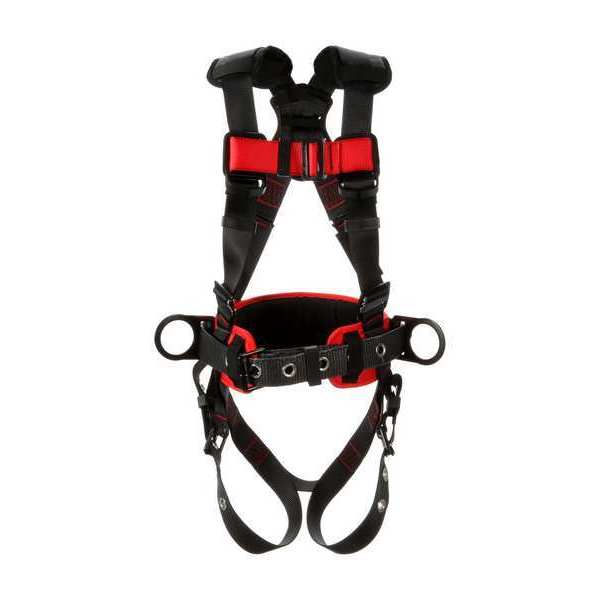 Full Body Harness,  Vest Style,  2XL,  Polyester,  Black