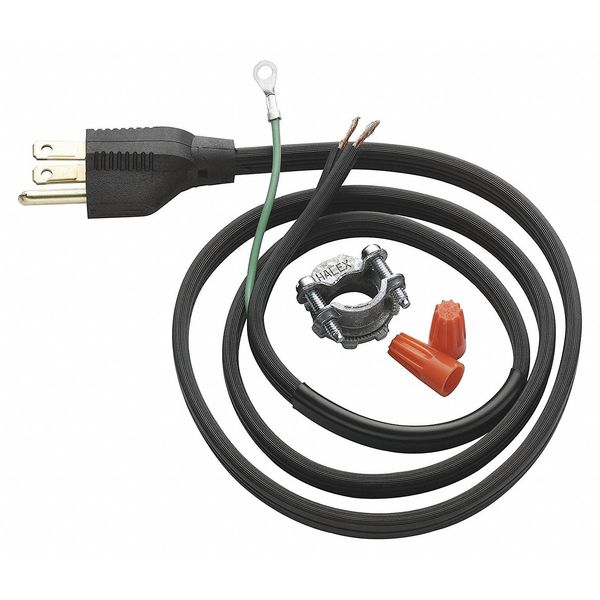 Power Cord Kit, Plastic, Cord 36" L