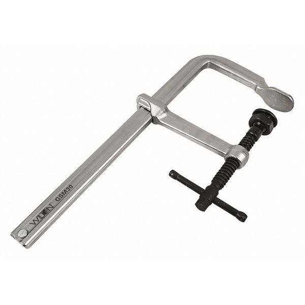 12 in F-Clamp Drop Forged Steel Handle and 5 1/2 in Throat Depth