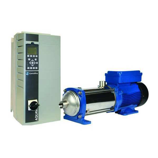 Constant Pressure Booster System, 3 hp, 230V AC, 1 Phase, 1-1/2 in NPT Inlet Size, 3 Stage