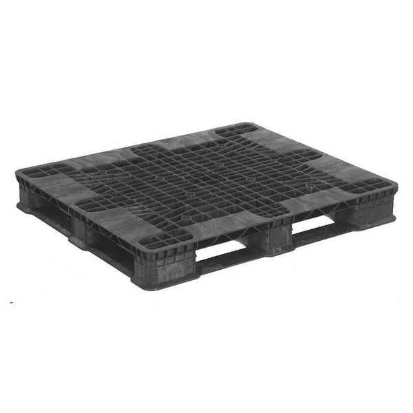 Recycled High Density Polyethylene Pallet,  48 in L,  40 in W,  5 7/8 in H