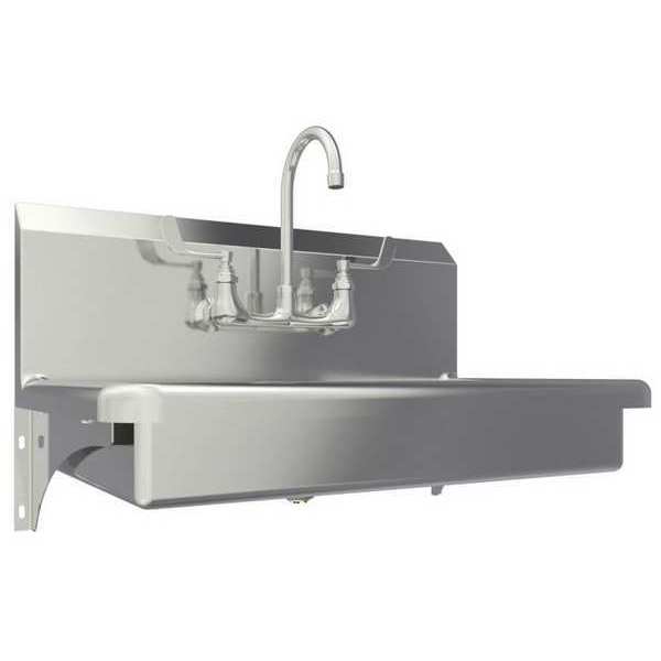 Hand Sink, Wall, 19inW, 14inH, 5in Bowl D