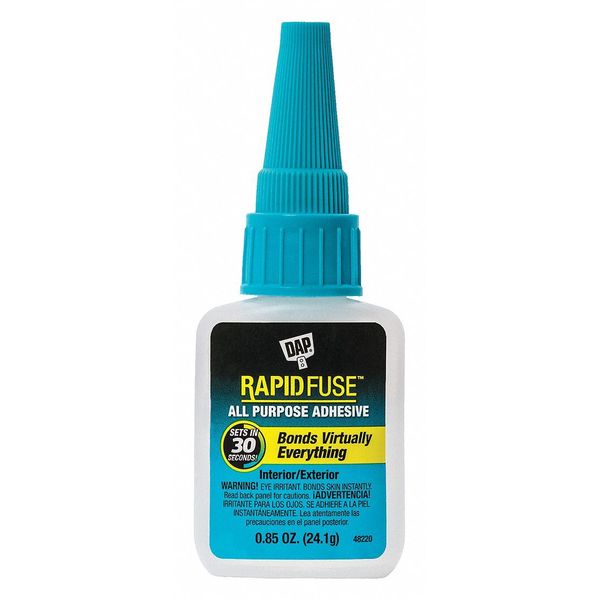 All Purpose Glue,  RapidFuse Series,  Clear,  0.85 oz,  Bottle