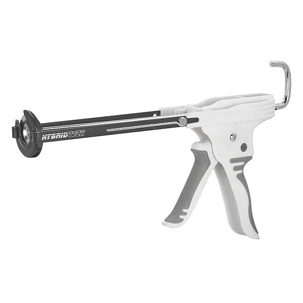 Caulk Gun,  Black/Gray/White,  Steel,  10 oz