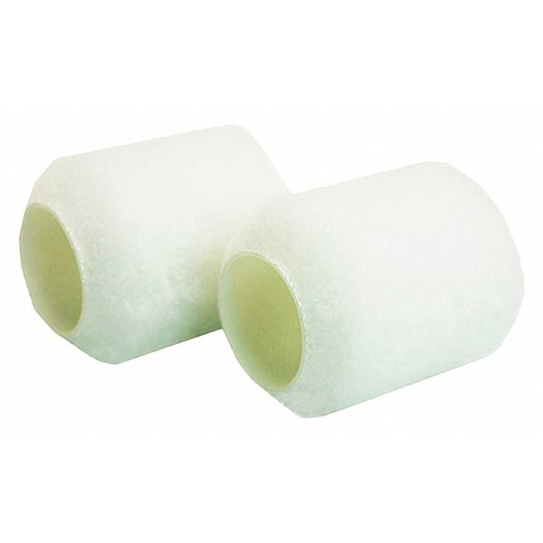 3" Paint Roller Cover,  3/8" Nap,  Knit Fabric,  2 PK