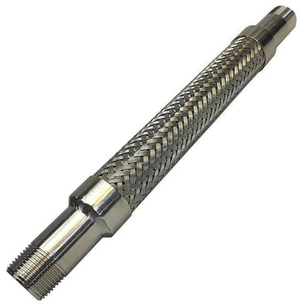 Flexible Metal Hose, 1-1/2 in. dia, 12 inL