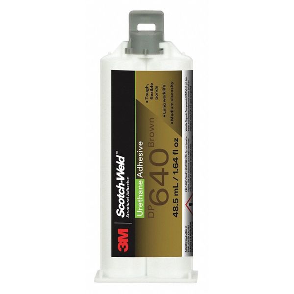 Adhesive,  DP640 Series,  Light Brown,  Dual-Cartridge