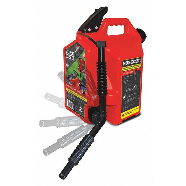5 gal Red HDPE Type II Safety Gas Can