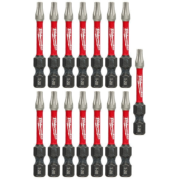 SHOCKWAVE 2" Impact T20 Power Bits (15 Pack)
