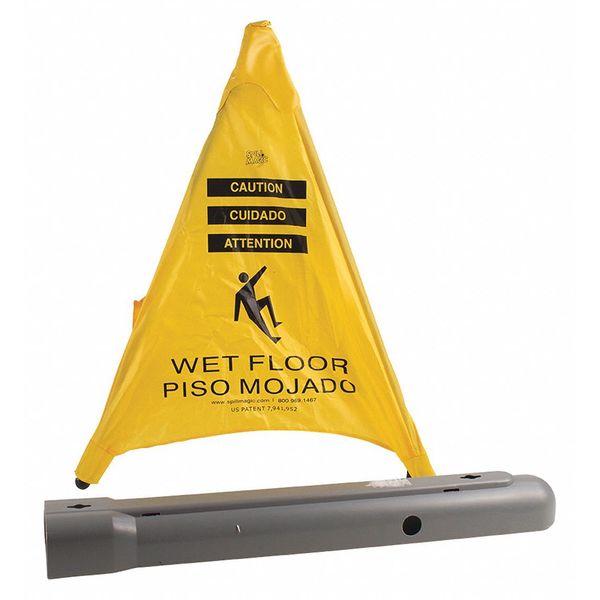 Flexible Safety Cone, Yellow, 3" L