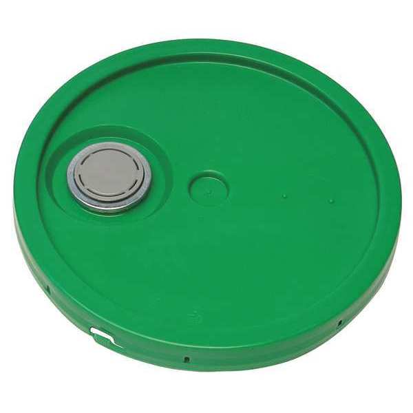 Lid,  Green,  Spout w/Tear Tab,  1-3/16 in. H