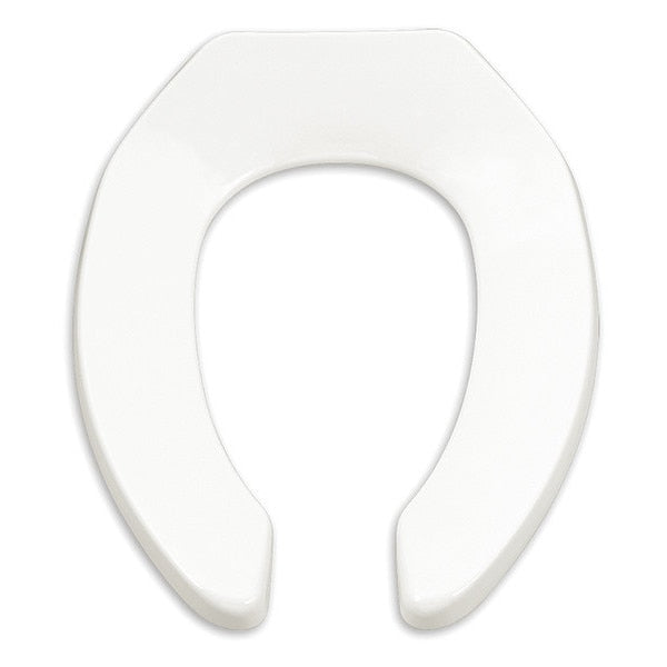 Child Toilet Seat,  Open Front,  Self-Sustaining Check Hinge,  2-3/16 in Seat Ht,  Plastic,  White