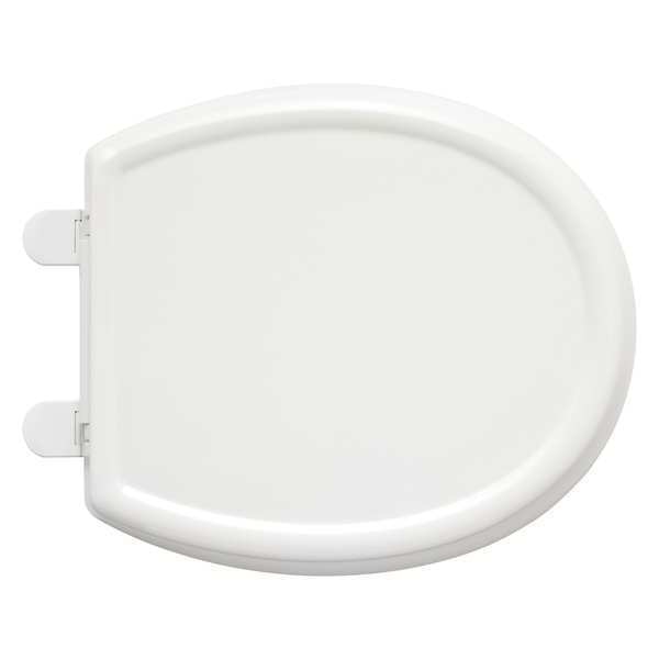 Toilet Seat,  With Cover,  Plastic,  Round,  White