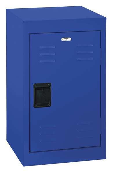 Wardrobe Locker,  15 in W,  15 in D,  24 in H,  (1) Tier,  (1) Wide,  Blue