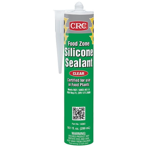 Sealant,  10.1 oz,  Cartridge,  Clear,  Polydimethylsiloxane Base