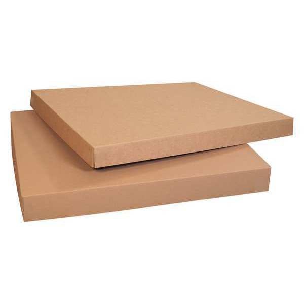 Kraft 275#/ECT-44 Single Wall Corrugated Heavy Duty Lids,  5 PK