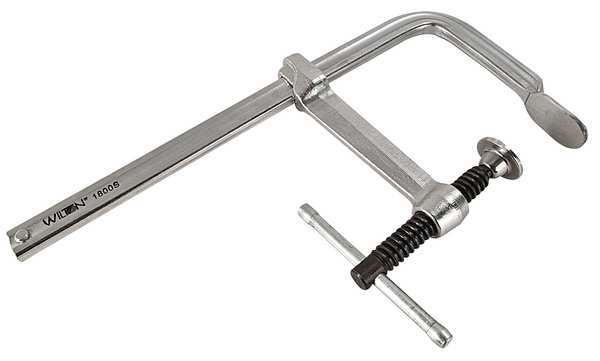 12 in F-Clamp Steel Handle and 5 1/2 in Throat Depth